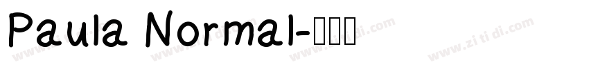Paula Normal字体转换